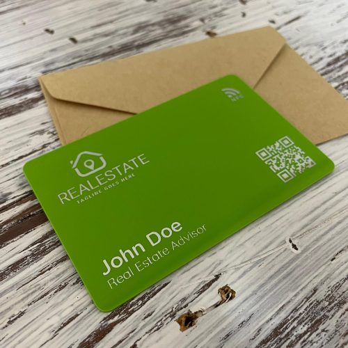 Green NFC Personal Branded card