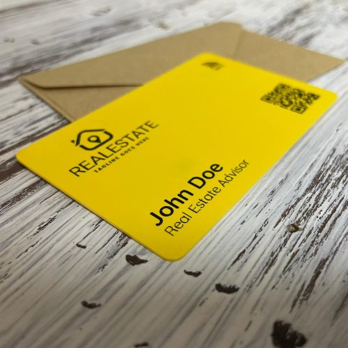 Yellow NFC Personal Branded card