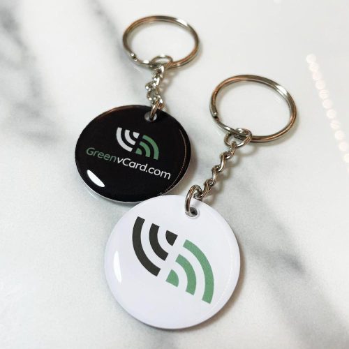 NFC Keychain - Greenvcard.com